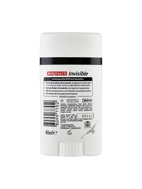 Borotalco Deostick invisibile donna 40ml