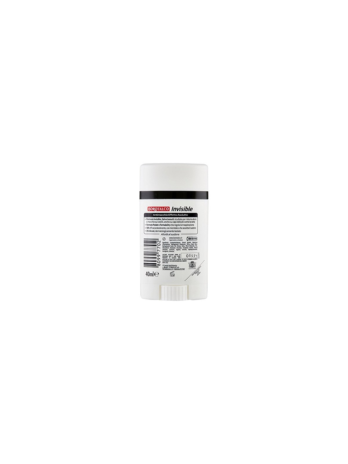 Borotalco Deostick invisibile donna 40ml