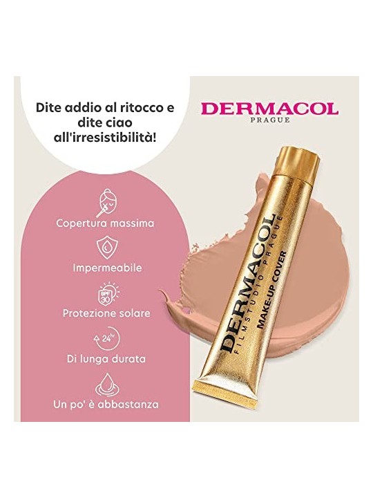 Dermacol Makeup Cover Trucco per una pelle chiara e unificata 30 ml donna   209