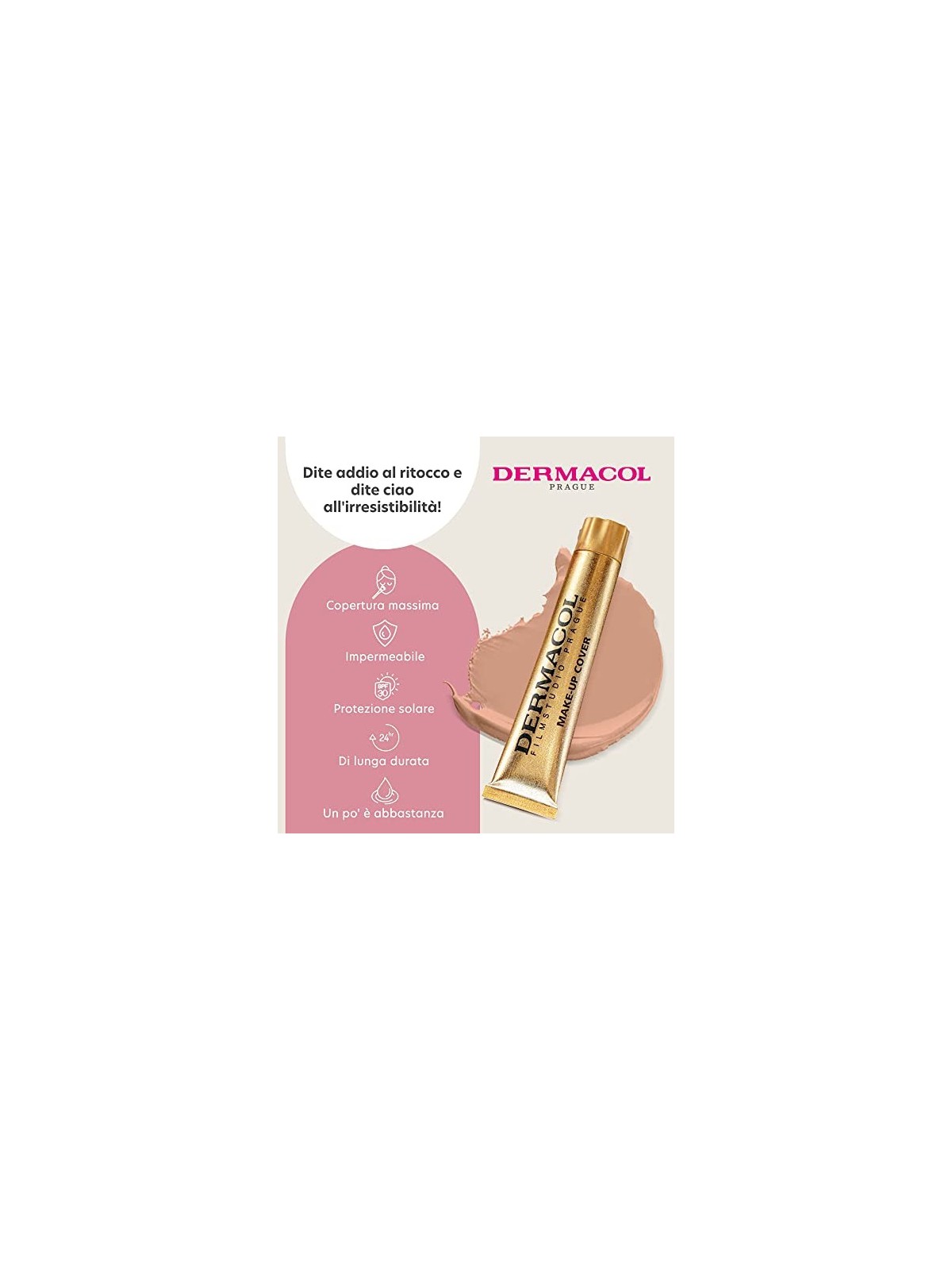 Dermacol Makeup Cover Trucco per una pelle chiara e unificata 30 ml donna   209