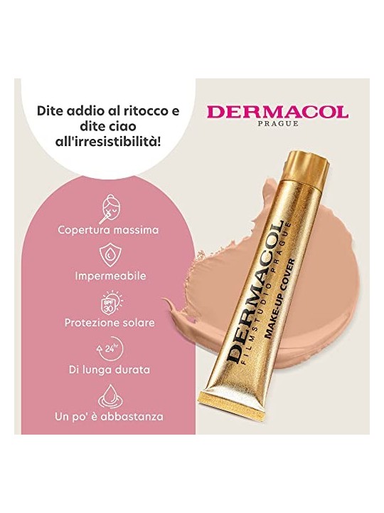 Dermacol Make-Up Cover Foundation SPF30 Waterpr donna 30g Numero 210