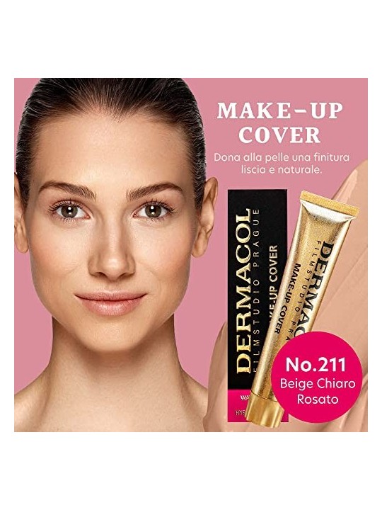 Fondotinta Dermacol Make-Up Cover SPF30 Waterpr donna 30g 211