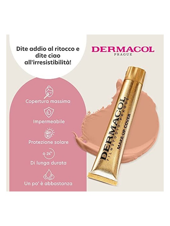 Fondotinta Dermacol Make-Up Cover Waterproof SPF30 30g 213