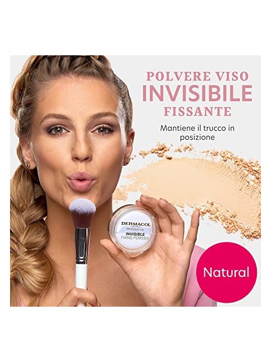 Dermacol Invisible Fixing Powder Polvere fondente leggera 135 g donna Natural