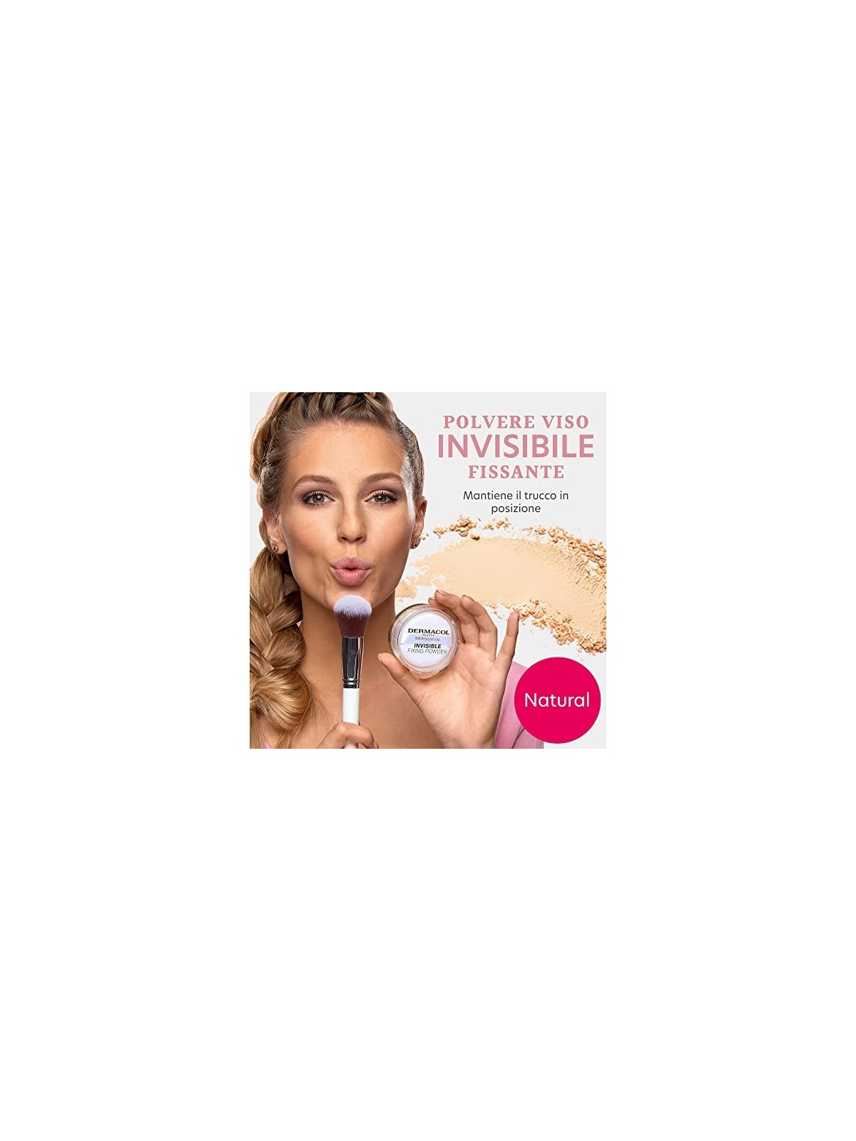 Dermacol Invisible Fixing Powder Polvere fondente leggera 135 g donna Natural