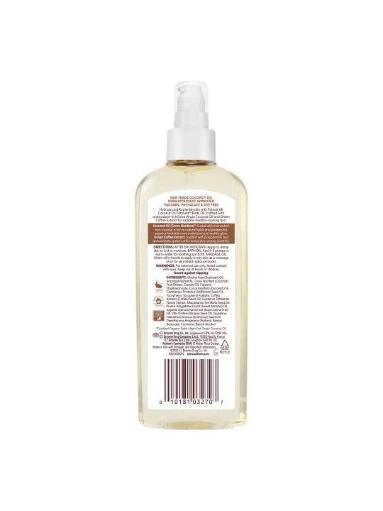Olio per il corpo al cocco Palmer's 150ml