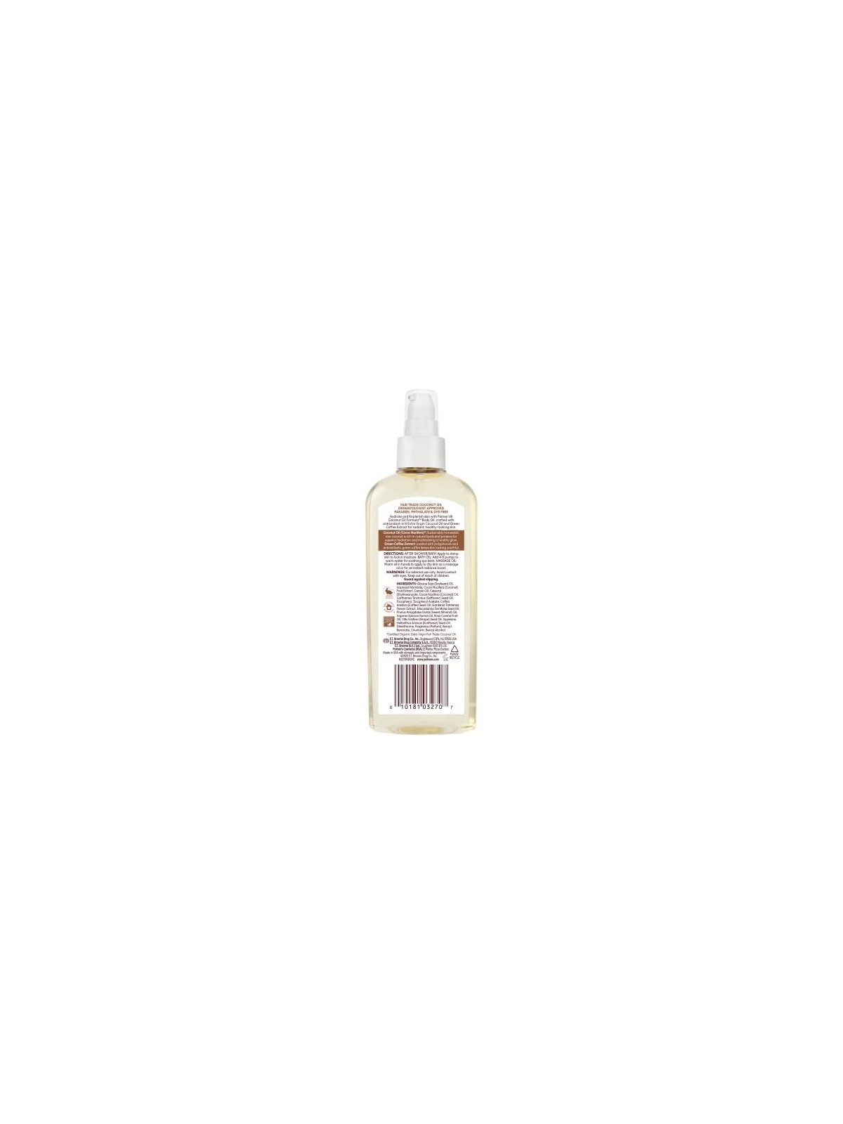 Olio per il corpo al cocco Palmer's 150ml