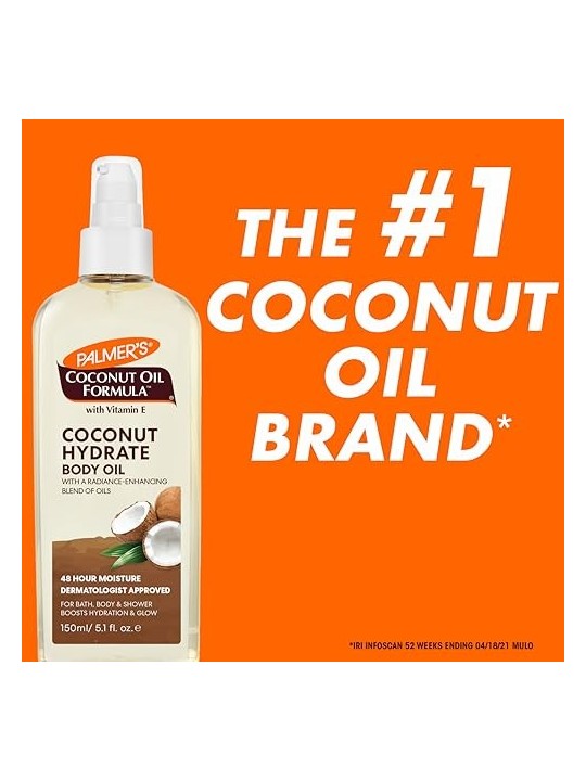 Olio per il corpo al cocco Palmer's 150ml