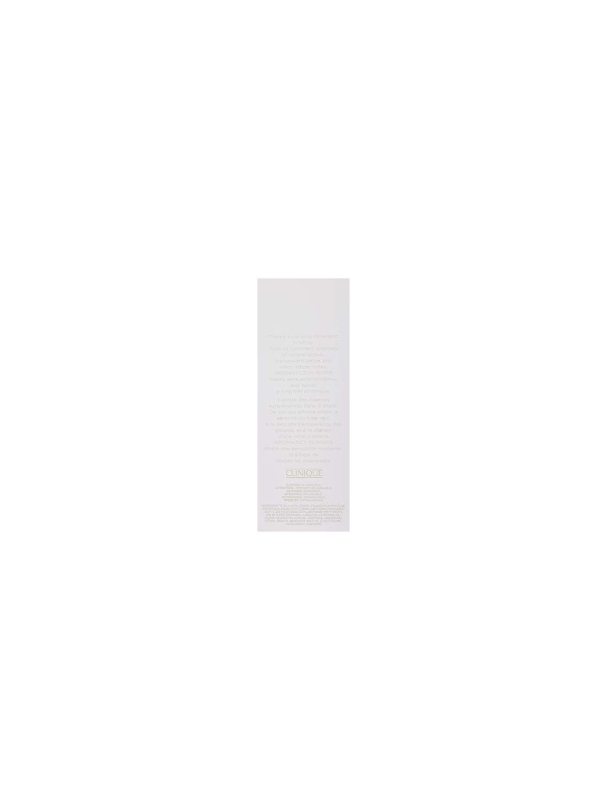 Profumo Clinique AROMATICS IN WHITE 100ml donna