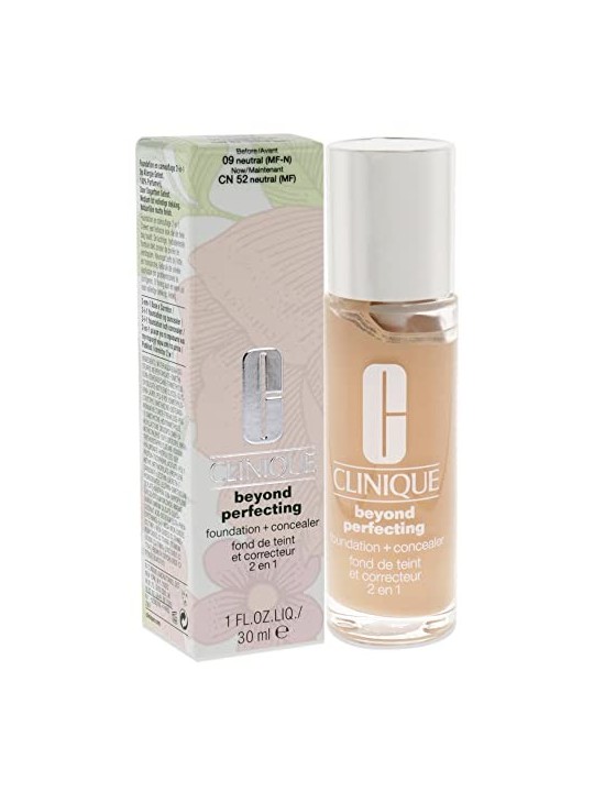 Beyond Perfecting Foundation  Concealer fondotinta altamente coprente e correttore in uno 09 Neutral 30ml