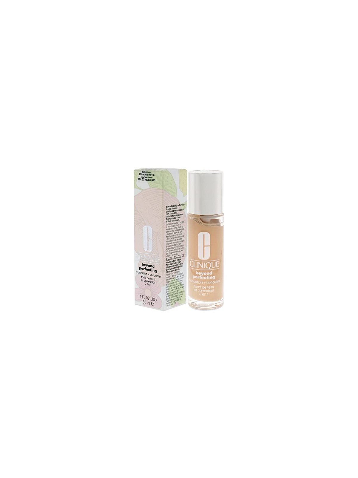 Beyond Perfecting Foundation  Concealer fondotinta altamente coprente e correttore in uno 09 Neutral 30ml