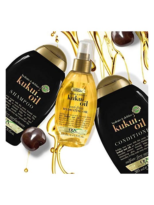 Shampoo AntiCrespo all'Olio di KUKUI 385ml Unisex