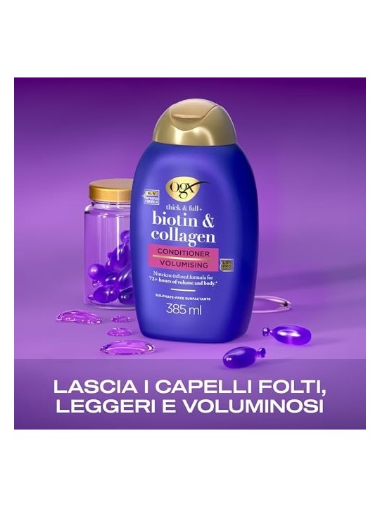 Balsamo Ogx Biotina e Collagene 385ml