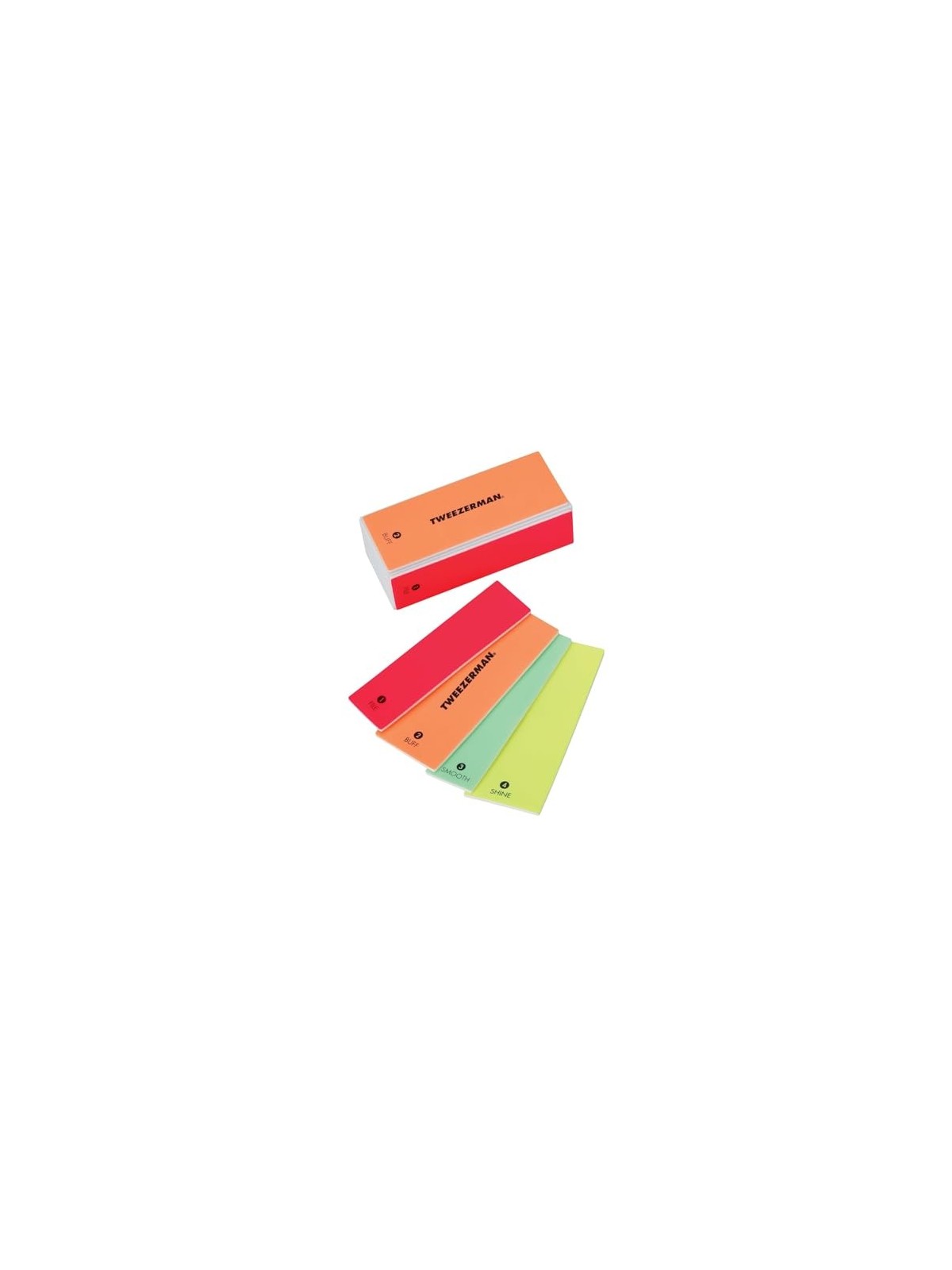 Tweezerman Neon Hot Lima per Unghie 4IN1
