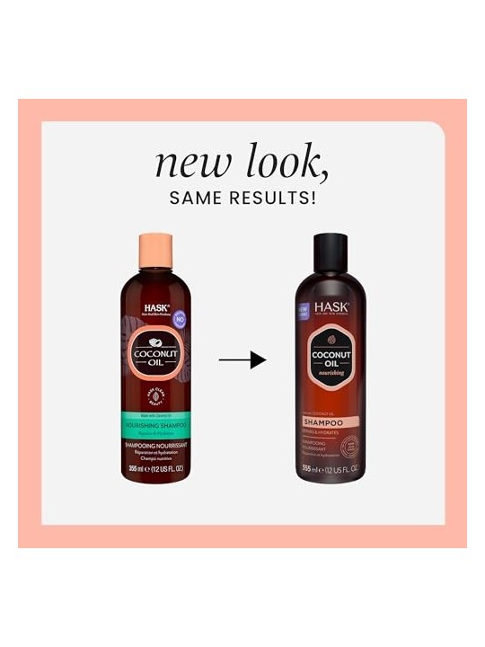 Shampoo Nutriente Hask Monoi Olio di Cocco 355ml