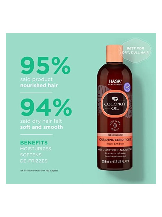 Balsamo Nutriente Hask Monoi Olio di Cocco 355ml