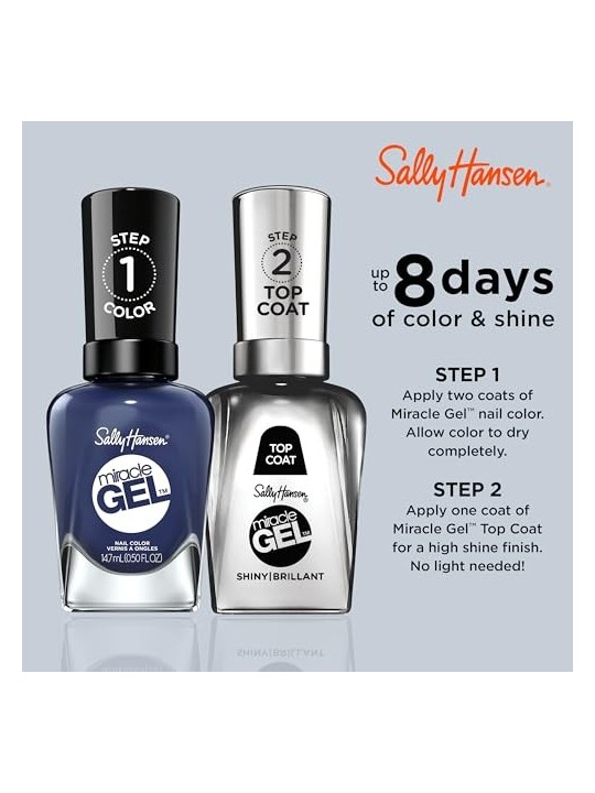 Sally Hansen MIRACLE GEL 609mezzanotte mod donna