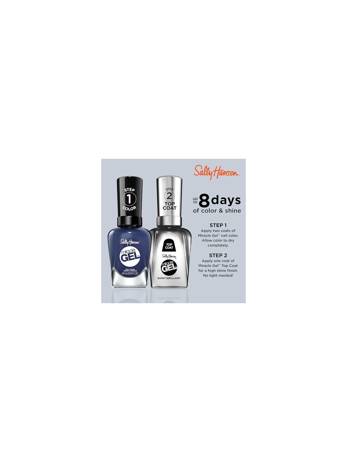 Sally Hansen MIRACLE GEL 609mezzanotte mod donna