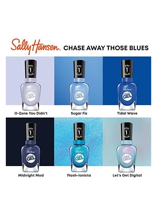 Sally Hansen MIRACLE GEL 609mezzanotte mod donna