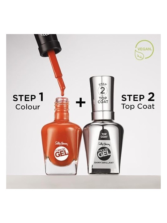 Sally Hansen Miracle Gel Top Coat per Unghie Lucide