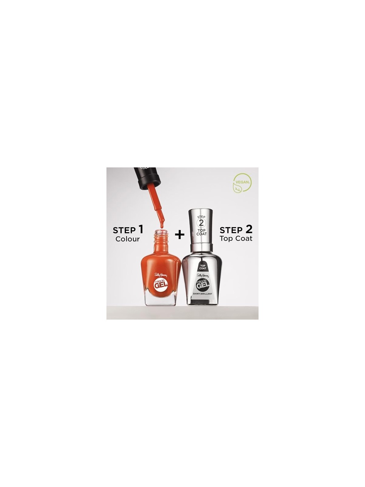 Sally Hansen Miracle Gel Top Coat per Unghie Lucide