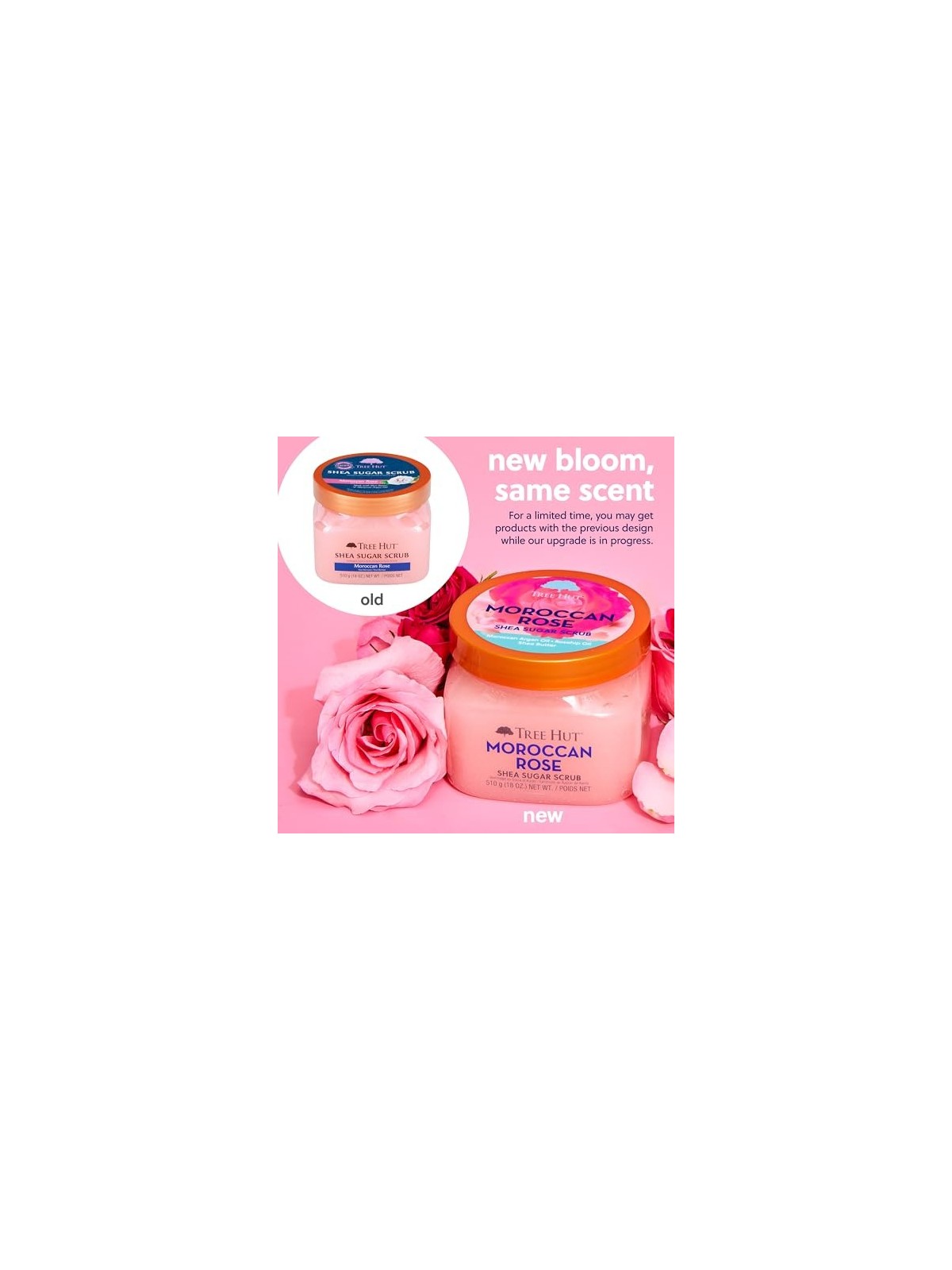 Tree Hut ESFOLIANTE con zucchero rosa del Marocco 510 gr unisex Tree Hut www.essenzetotalstyle.com 