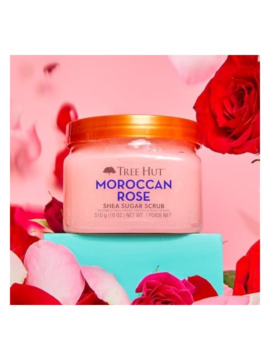Tree Hut ESFOLIANTE con zucchero rosa del Marocco 510 gr unisex Tree Hut www.essenzetotalstyle.com 