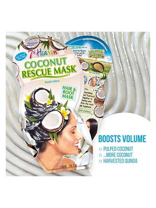 7th Heaven RESCUE MASQUE maschera di soccorso proteina di cocco capelli e radici 25ml donna