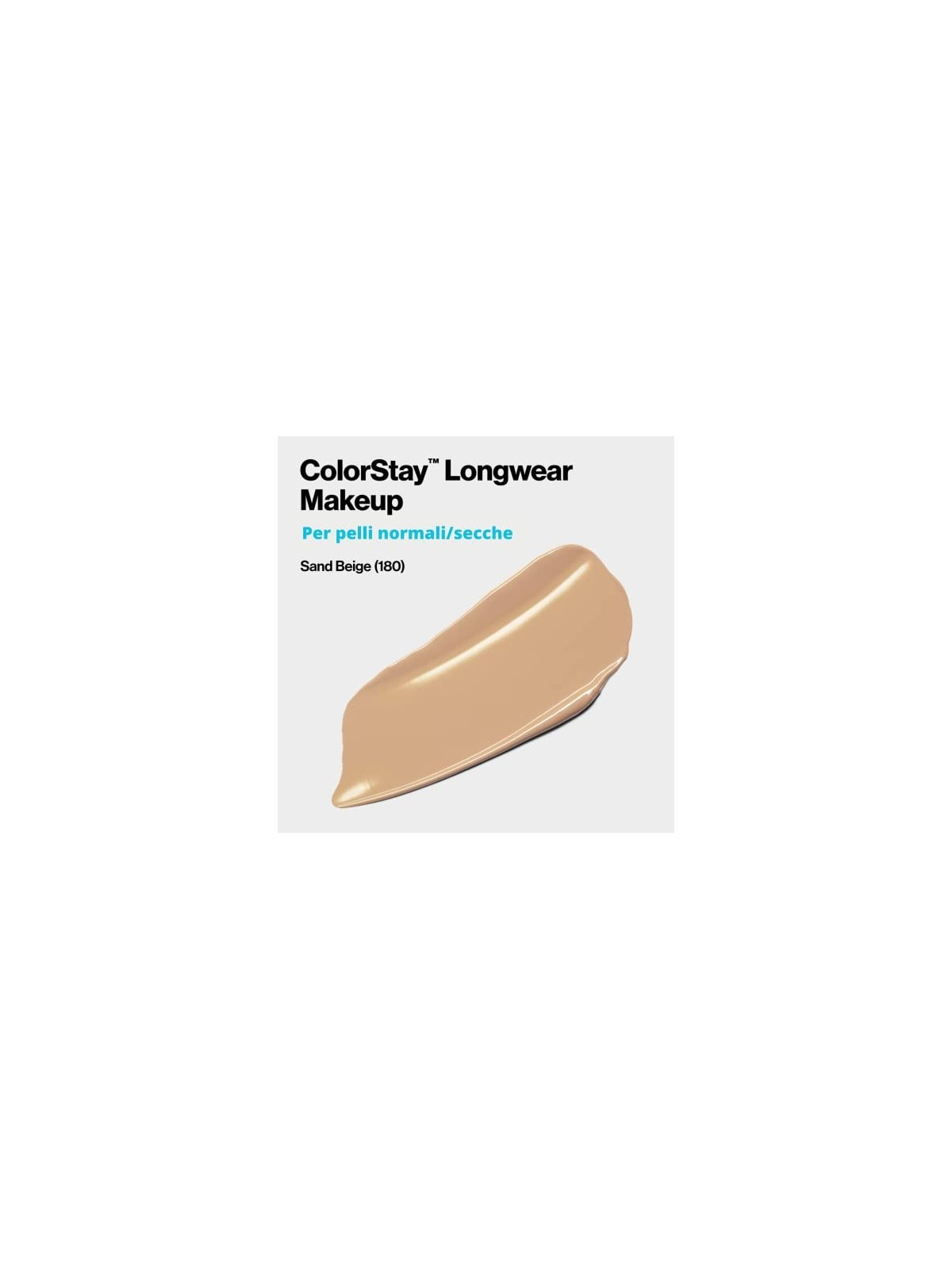 Fondotinta Revlon Colorstay 24h SPF 20 Pelle NormaleSecca 180 Sabbia Beige
