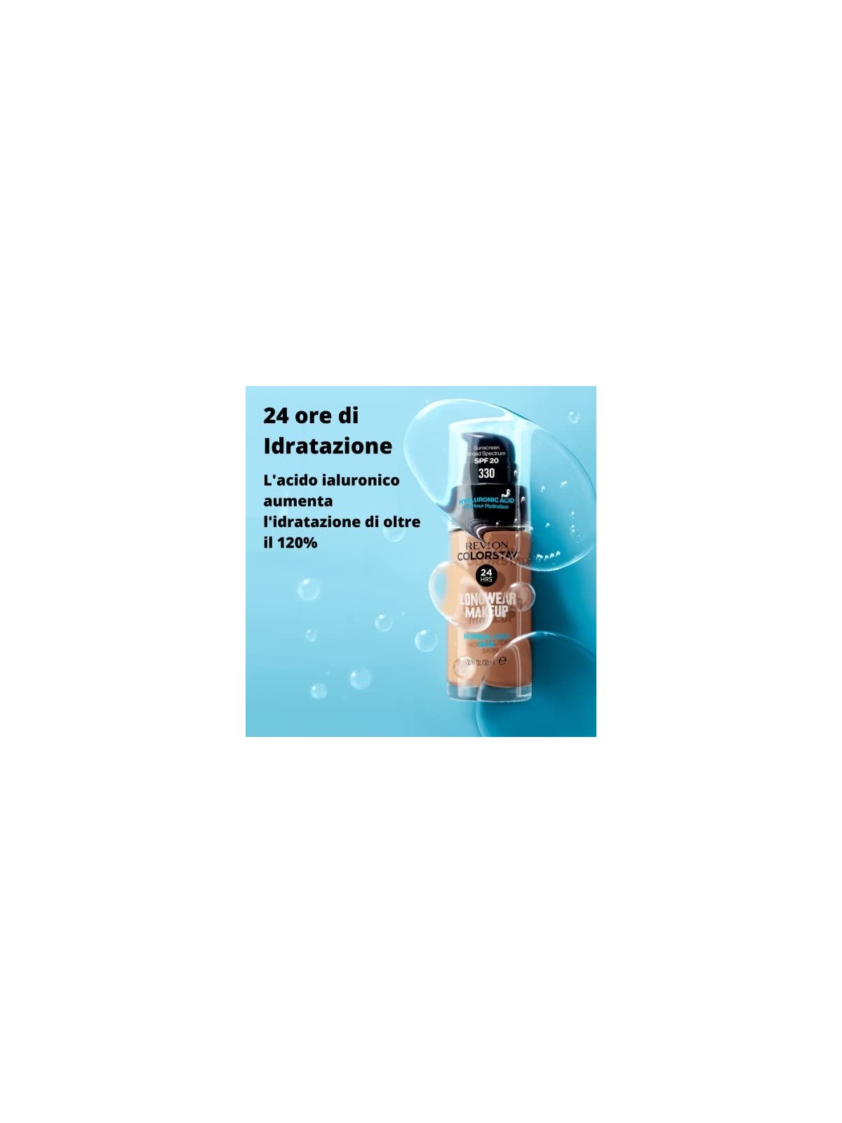 Revlon Professional Colorstay 24h Trucco SPF 20 Pelle NormaleSecca 330 Natural Tan donna