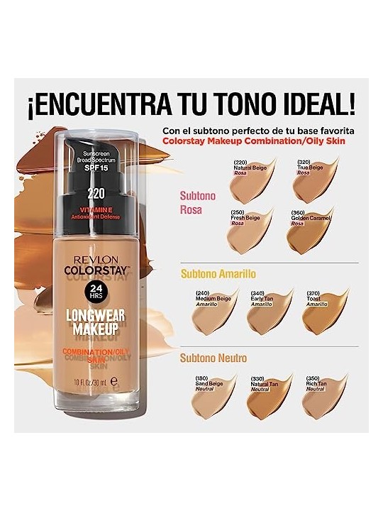 Revlon Professional Colorstay 24h Makeup SPF 15 220 Natural Beige