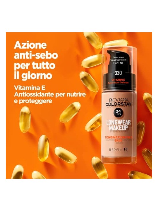 Fondotinta Revlon Professional Colorstay 24h SPF 15 True Beige