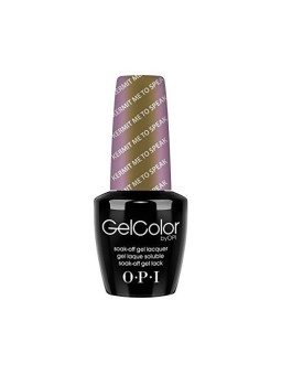 OPI Gel Color Smalto SemiPermanente per Unghie Kermit Me To Speak 15ml donna