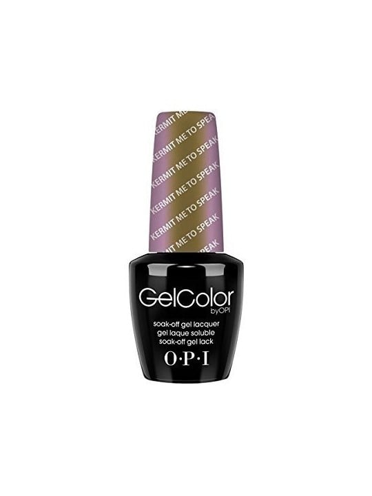 OPI Gel Color Smalto SemiPermanente per Unghie Kermit Me To Speak 15ml donna