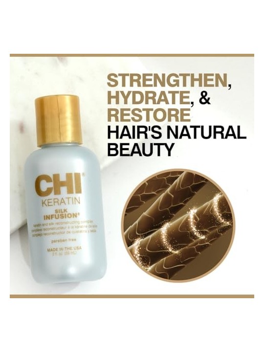 Farouk Systems Cura nutriente per capelli di seta con cheratina CHI infusione di seta alla cheratina donna 59ml