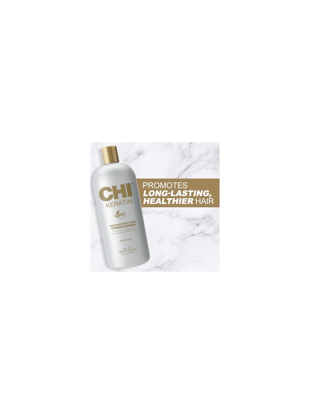 Farouk Systems Balsamo per ripristinare i capelli danneggiati CHI balsamo alla cheratina donna 946ml