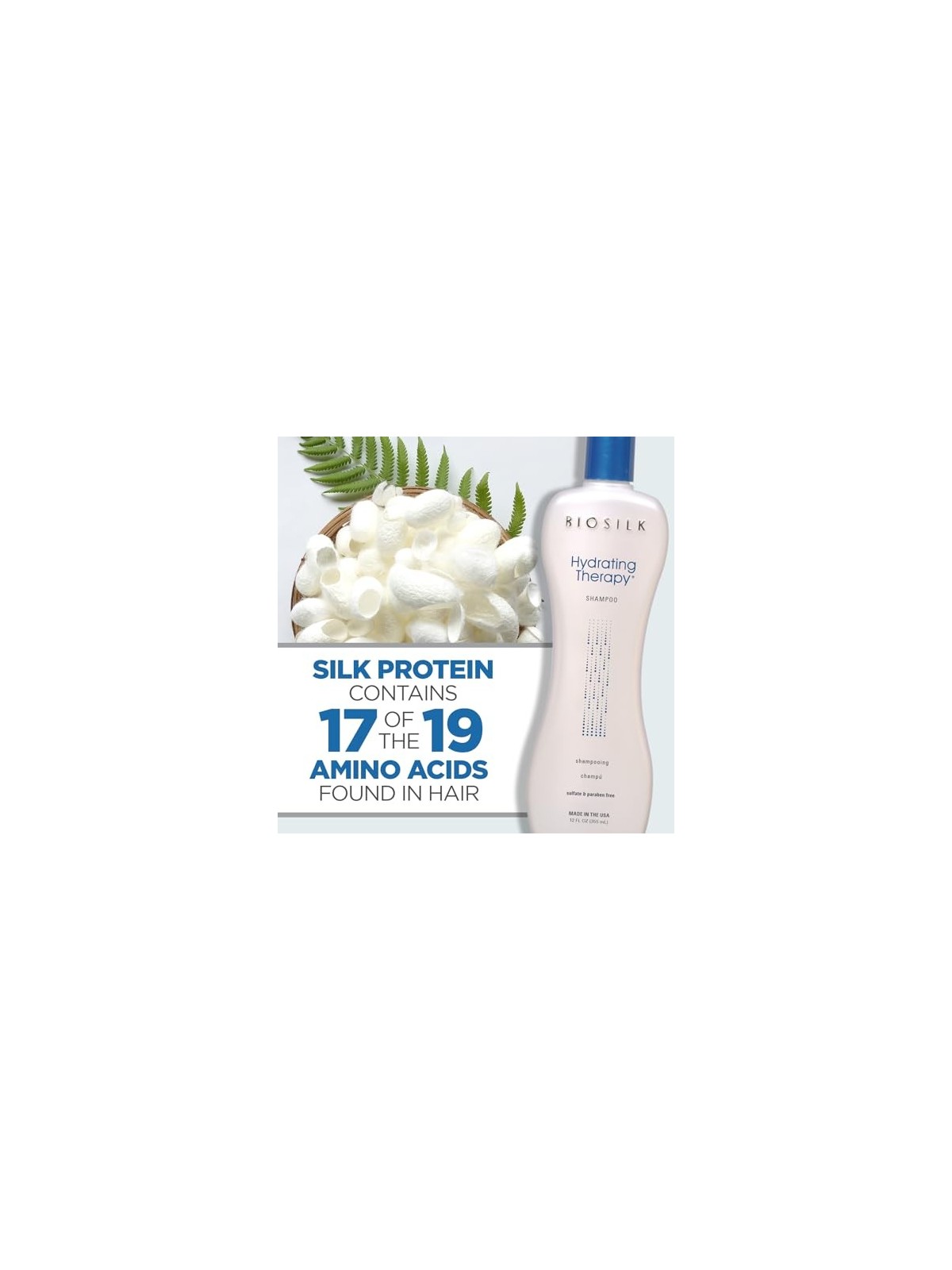 Farouk Systems Biosilk Terapia Idratante Shampoo per capelli secchi e danneggiati a base di Seta donna 355ml Farouk Systems www.