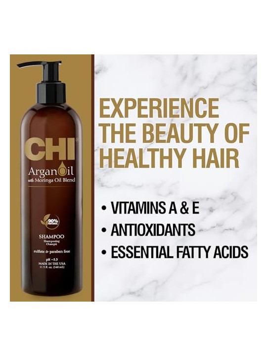 CHI Argan Oil Shampoo donna 340ml Sulfate & Paraben Free
