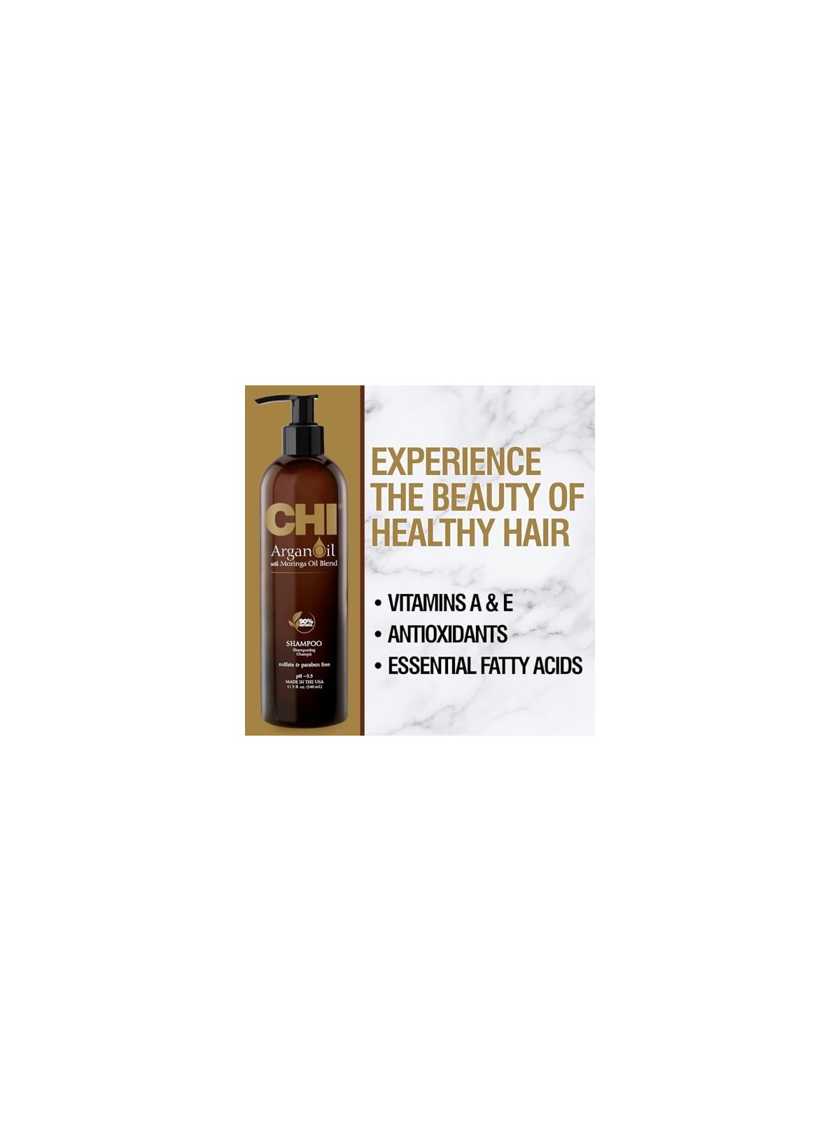 CHI Argan Oil Shampoo donna 340ml Sulfate & Paraben Free