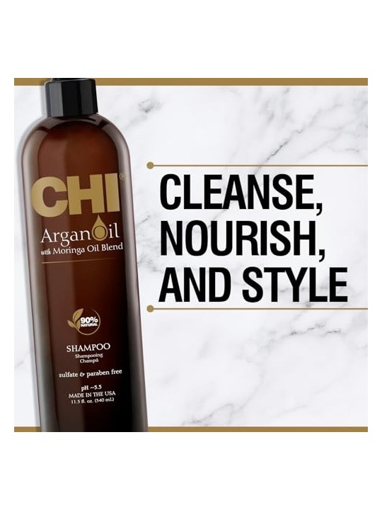 CHI Argan Oil Shampoo donna 340ml Sulfate & Paraben Free