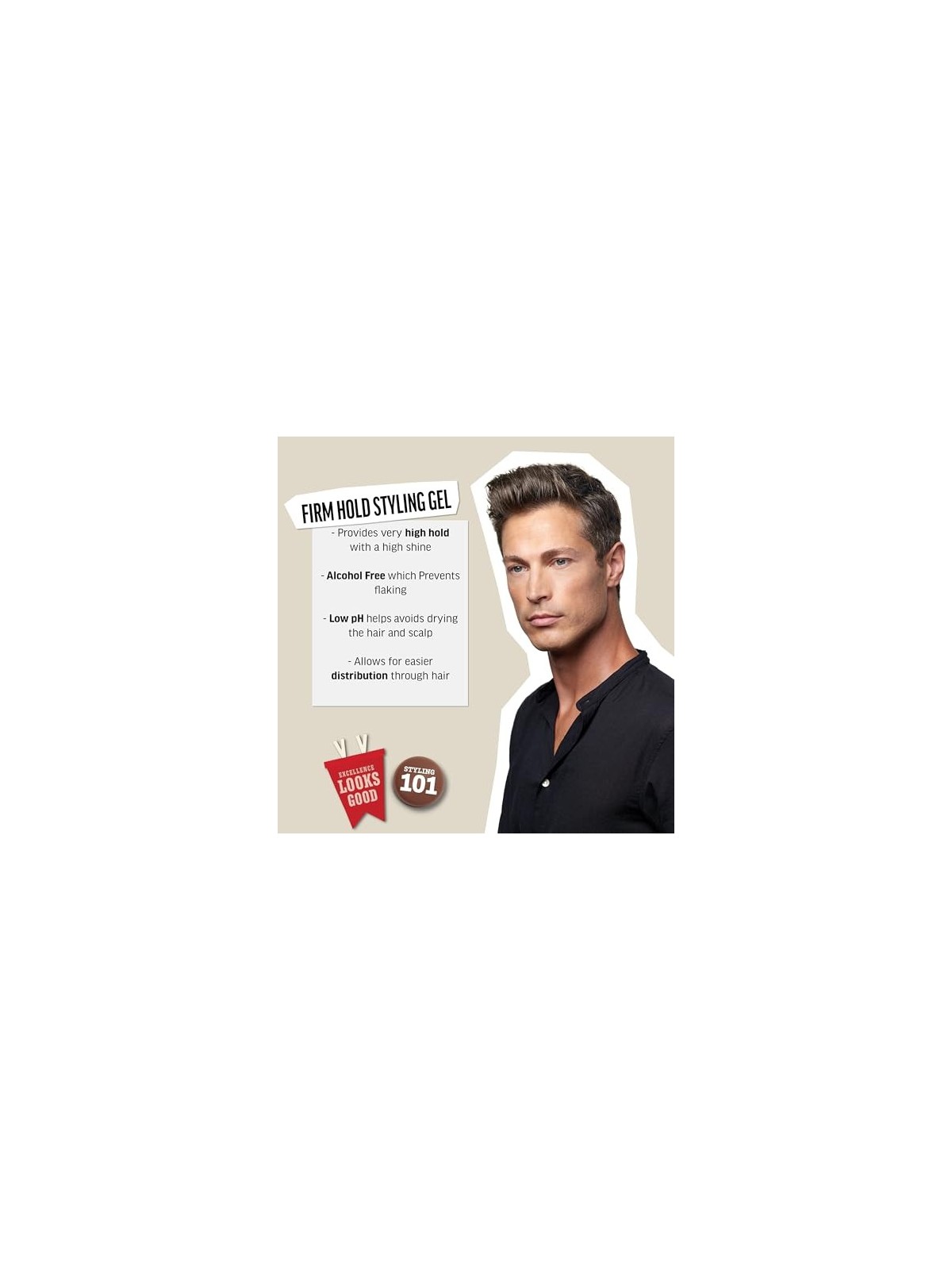 American Crew Gel modellante a tenuta ferma uomo 100ml