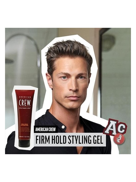 American Crew Gel modellante a tenuta ferma uomo 100ml