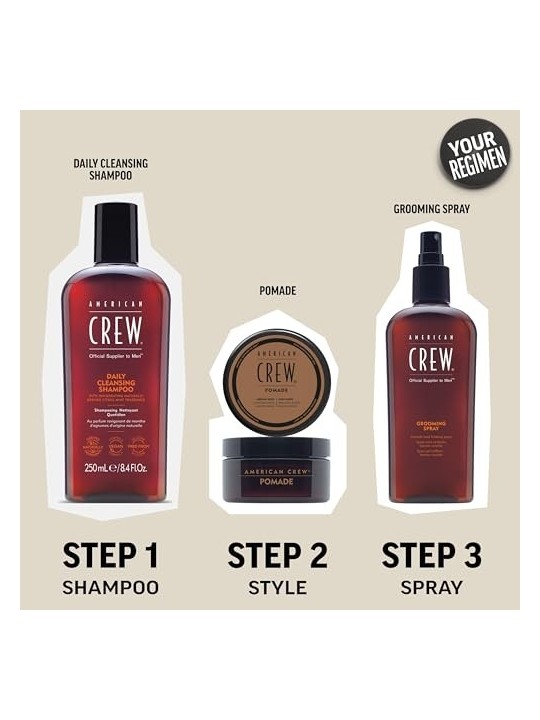American Crew Gel modellante a tenuta ferma uomo 100ml