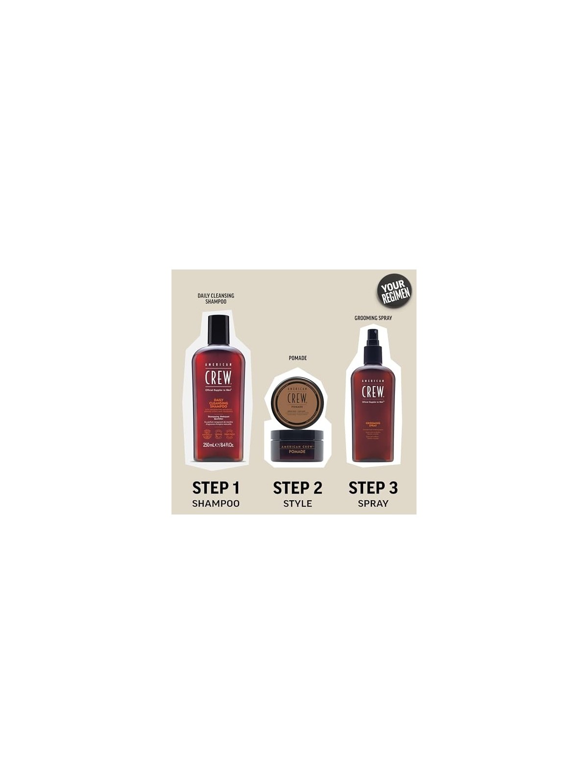 American Crew Gel modellante a tenuta ferma uomo 100ml