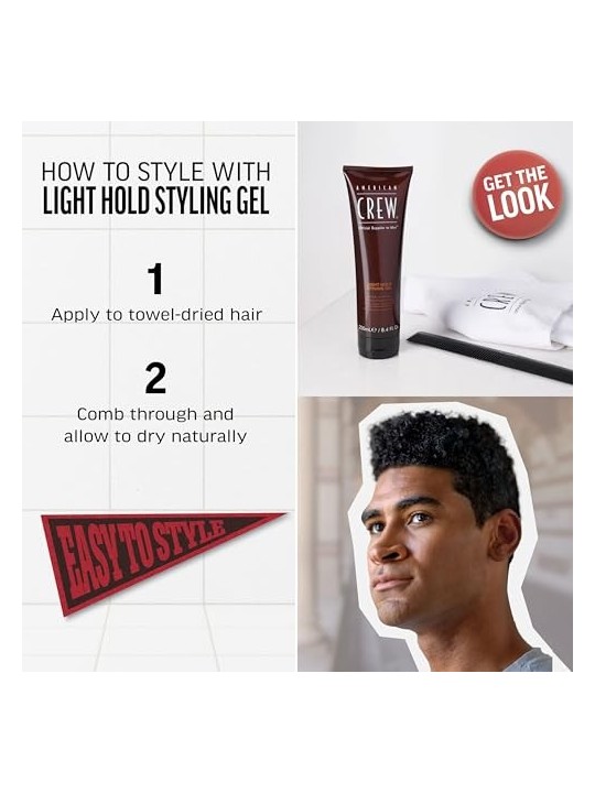 American Crew Gel Styling Tenuta Leggera 390 ml
