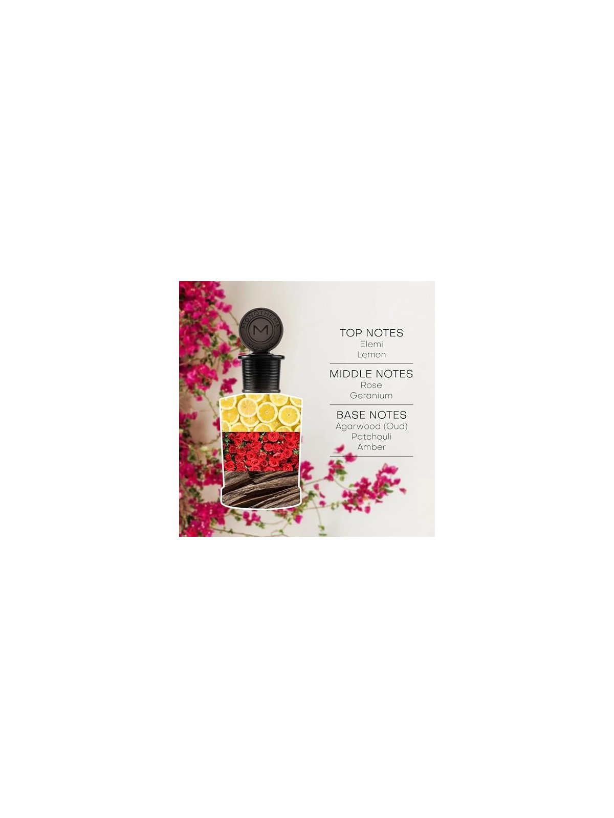 Profumo unisex Monotheme Venezia ETICHETTA NERA Rose Oud 100ml