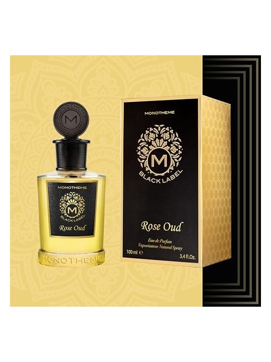 Profumo unisex Monotheme Venezia ETICHETTA NERA Rose Oud 100ml