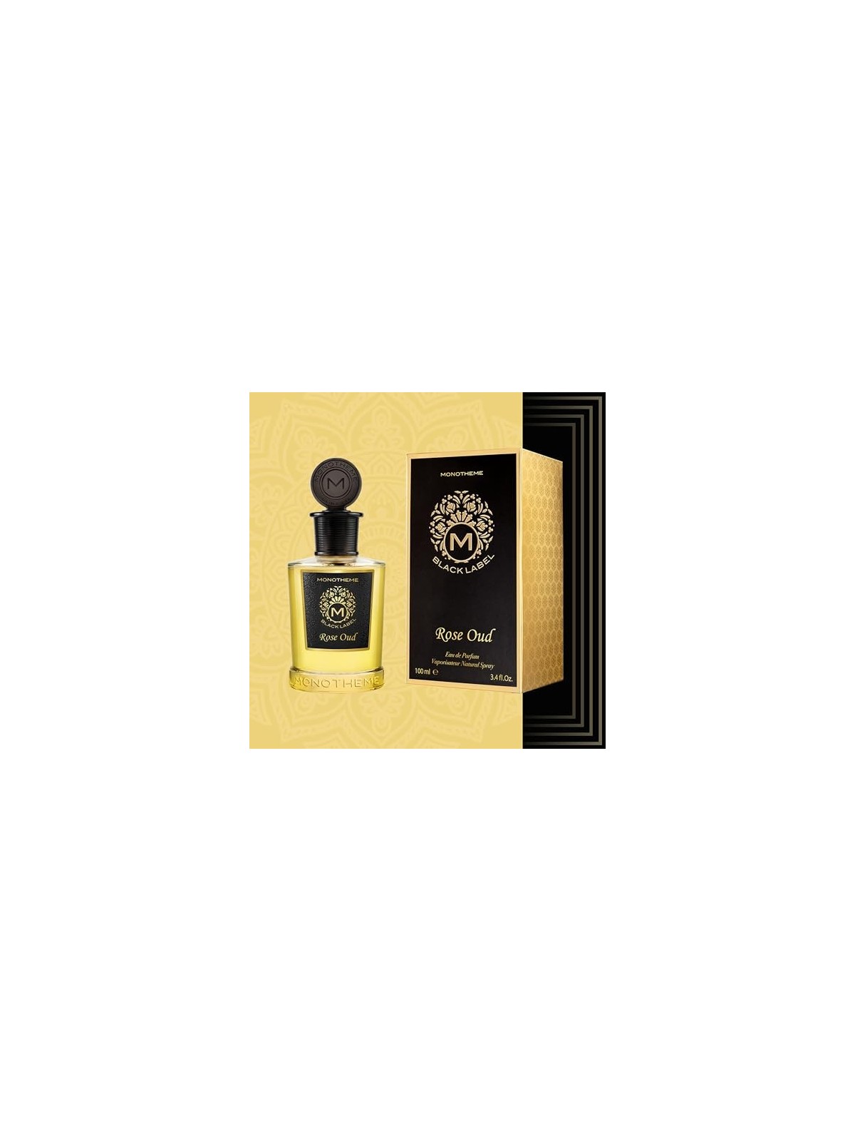 Profumo unisex Monotheme Venezia ETICHETTA NERA Rose Oud 100ml