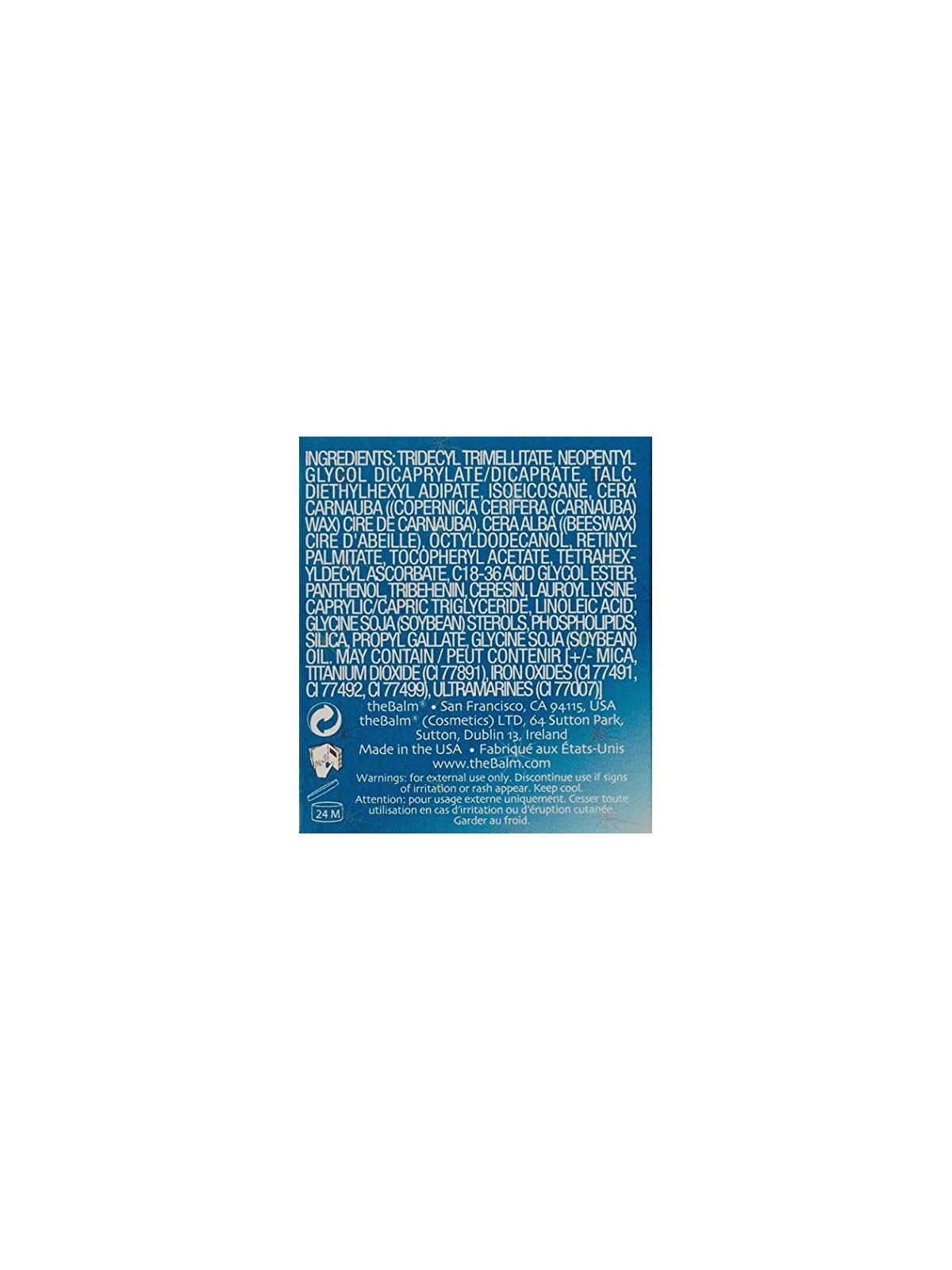 The Balm Time Balm Riduce le Occhiaie Cipria Correttore Just Before Dark 75ml donna