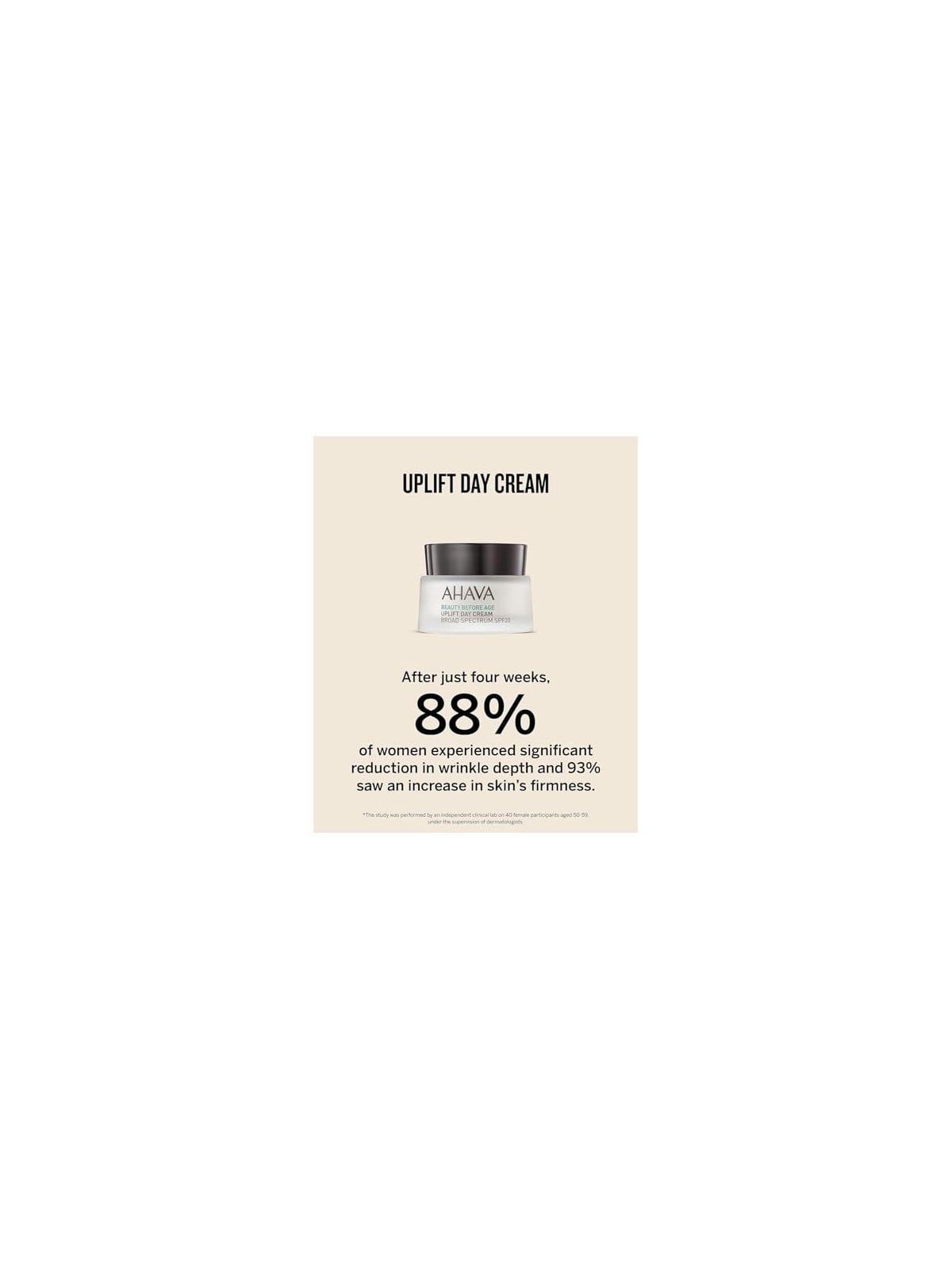 Crema Giorno Ahava Beauty Before Age Uplift SPF20 50ml
